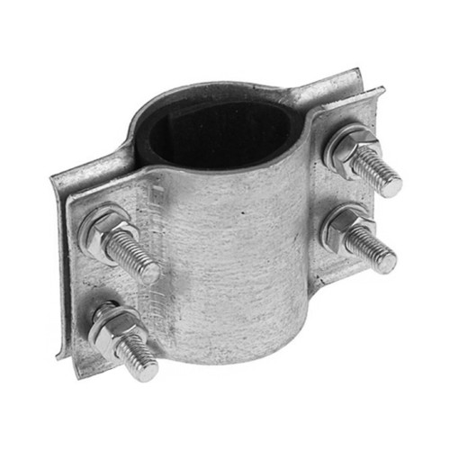 Хомут двухсторонний трубный стальной оцинкованный ККАЗ 49х40 мм