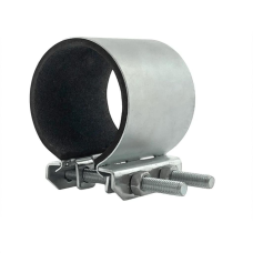 Хомут ремонтный односторонний трубный стальной оцинкованный Сансфера 23х15х70 мм