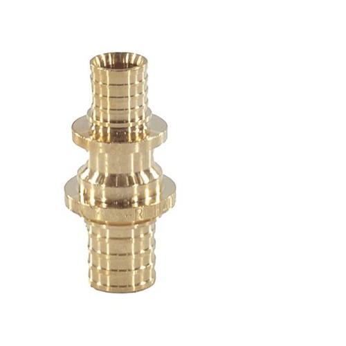 Муфта латунная Дн 40-25 переходная для PE-X труб РОС в Новосибирске