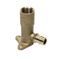 Водорозетка бронзовая Дн 20-1/2" ВР (ВН) L=54мм для PE-X труб длинная RAUTITAN RX+ Rehau