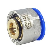 Соединитель для PE-X труб Дн 14-3/4" ВР (ВН) RAUTHERM S Rehau