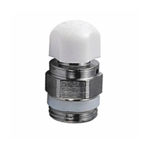 Кран Маевского ручной латунный Ду-15 (1/2") Ру-10 НР (НАР) с колпачком Giacomini R66A в Новосибирске