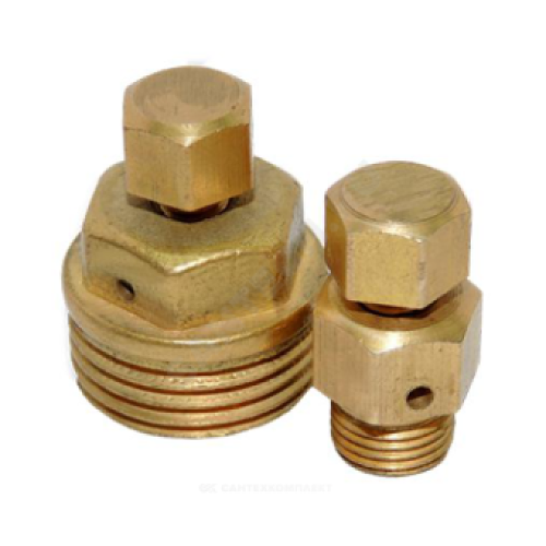 Воздухоотводчик ручной латунный Ду-15 (1/2") Ру-10 НР (НАР) угловой Цветлит ВО-1,0 в Новосибирске