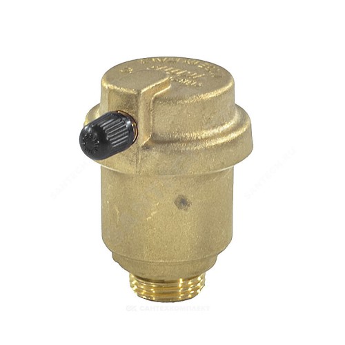 Воздухоотводчик автоматический латунный Ду-15 (1/2") Ру-10 НР (НАР) прямой О-кольцо OR 499 в Новосибирске