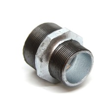 Ниппель чугунный переходной оцинкованный НР Fittex PLUS 50 мм 1 1/2" ГОСТ 8958-75