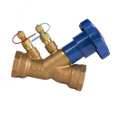 Клапан балансировочный бронзовый ручной с внутренней резьбой 2,5 МПа VIR9505 АДЛ 20 мм