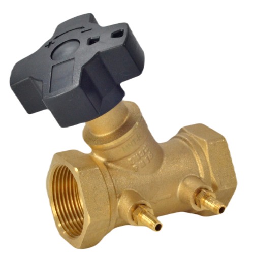 Клапан балансировочный латунный ручной с внутренней резьбой 1,6 МПа MNT-R Ридан 20 мм в Новосибирске