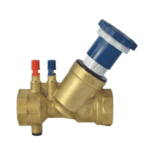 Клапан балансировочный латунный ручной с внутренней резьбой 2,5 МПа OR 20 мм в Новосибирске