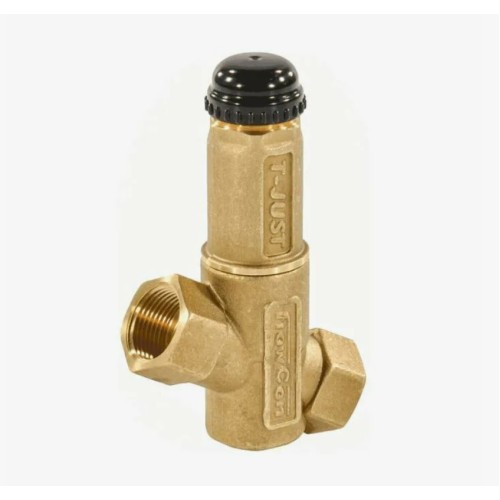 Клапан балансировочный латунный термостатический с внутренней резьбой 1,0 МПа R158A Giacomini 20 мм в Новосибирске