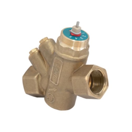 Клапан балансировочный латунный комбинированный с внутренней резьбой 2,5 МПа R206AM Giacomini 20 мм в Новосибирске