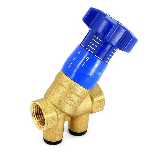 Клапан балансировочный латунный ручной с внутренней резьбой 2,5 МПа CIM 787OT Cimberio 20 мм в Новосибирске