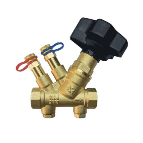 Клапан балансировочный латунный ручной с внутренней резьбой 1,6 МПа MVT-R Ридан 15 мм в Новосибирске