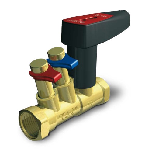 Клапан балансировочный латунный ручной с внутренней резьбой 2,5 МПа Ballorex Venturi FODRV Broen 25 мм в Новосибирске