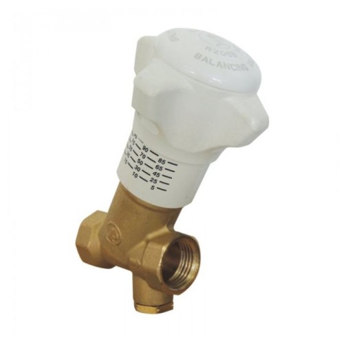 Клапан балансировочный латунный ручной с внутренней резьбой 2,5 МПа R206B-1 Giacomini 20 мм в Новосибирске