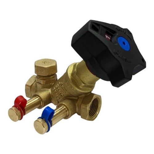 Клапан балансировочный латунный ручной с внутренней резьбой 1,6 МПа STAD.BY-1 Цветлит 25 мм в Новосибирске