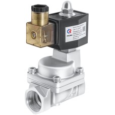 Клапан электромагнитный нержавеющий открытый прямого действия с внутренней резьбой 1,0 МПа 15х68 мм 1/2"