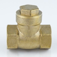 Клапан обратный латунный подъемный с внутренней резьбой 1,6 МПа 16б1бк Цветлит 20 мм 1/2"