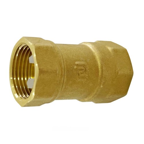 Клапан обратный латунный осевой пружинный с внутренней резьбой EPDM 1,6 МПа Эко 15 мм 1/2" в Новосибирске