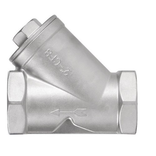 Клапан обратный нержавеющий Y-тип с внутренней резьбой 4,0 МПа NK-YC NK 25х88 мм в Новосибирске