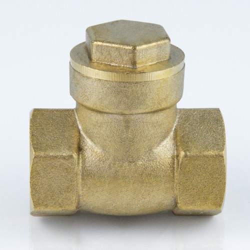 Клапан обратный латунный подъемный с внутренней резьбой 1,6 МПа 16б1бк Цветлит 25 мм 1" в Новосибирске