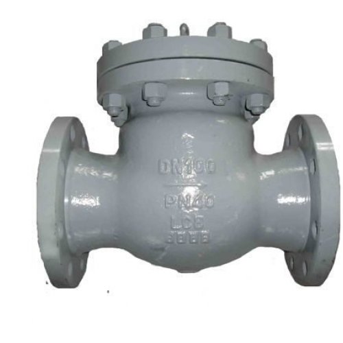 Клапан обратный стальной поворотный фланцевый 4,0 МПа 19с53нж 80 мм в Новосибирске