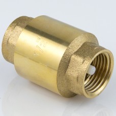 Клапан обратный латунный осевой пружинный с внутренней резьбой 3,5 МПа R60 Giacomini 15 мм 1/2"