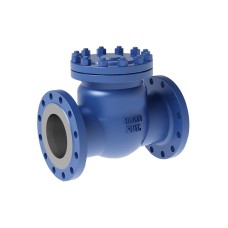 Клапан обратный стальной поворотный фланцевый 1,6 МПа 19лс76нж ЧАЗ 100х350 мм ГОСТ 33423-2015