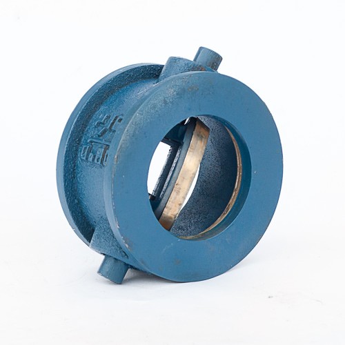 Клапан обратный чугунный Y-тип межфланцевый 1,6 МПа 19ч21бр Мегастрой 80х70 мм в Новосибирске