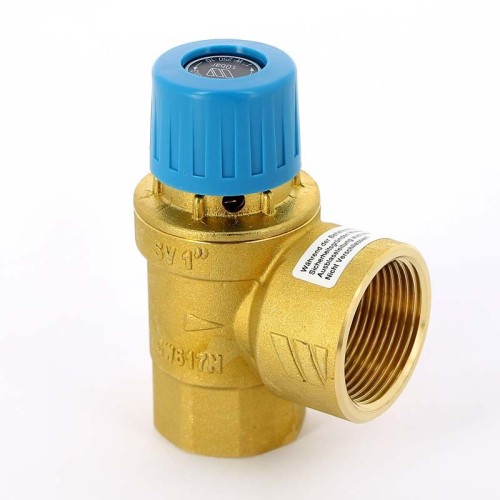 Клапан предохранительный латунный пружинный с внутренней резьбой Prescor B Flamco 25 мм 1 1/4" в Новосибирске