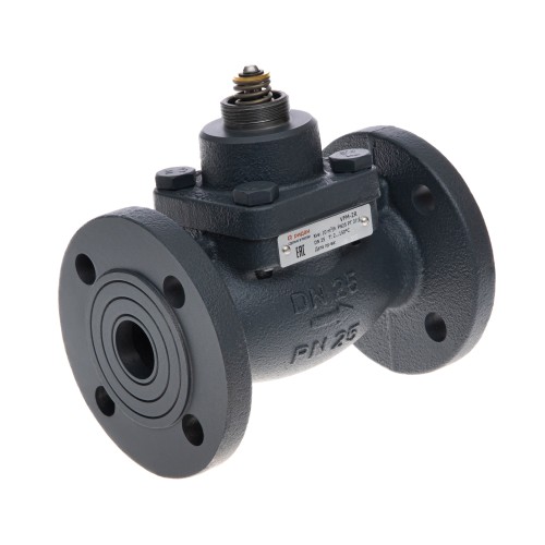 Клапан регулирующий чугуный двухходовой фланцевый 2,5 МПа VFM-2R Ридан 25х160 мм в Новосибирске