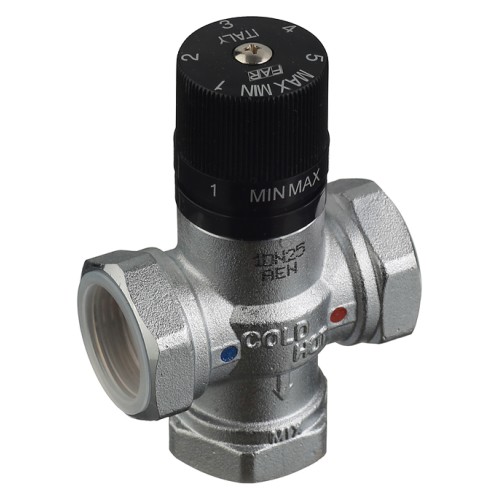 Клапан смесительный латунный термостатический с внутренней резьбой 1,0 МПа TermoFar FAR 15 мм 1/2" в Новосибирске