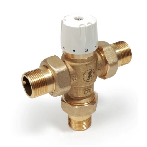 Клапан смесительный латунный термостатический седельный с наружной резьбой 1,0 МПа Giacomini 15х104 мм в Новосибирске