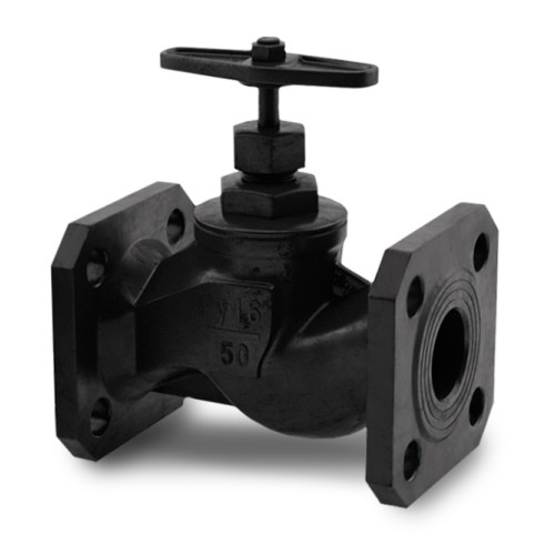 Клапан запорный чугунный фланцевый 1,6 МПа 15ч14п Китай 65х290 мм в Новосибирске