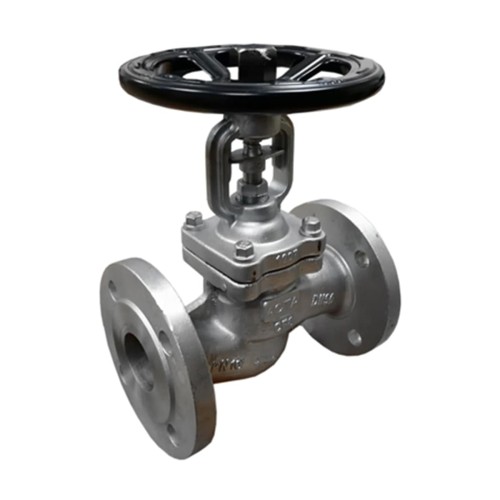 Клапан запорный сильфонный нержавеющий фланцевый 4,0 МПа KV35 Гранвент 125 мм в Новосибирске