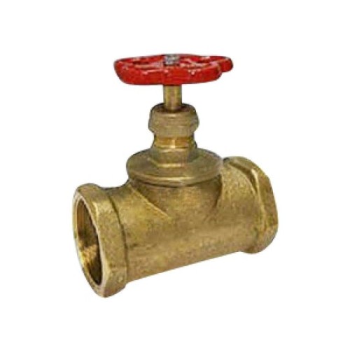 Клапан запорный латунный с внутренней резьбой 1,6 МПа 15б1п БАЗ 40х110 мм в Новосибирске