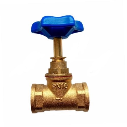 Клапан запорный латунный с внутренней резьбой 1,6 МПа 15б3р БАЗ 15х55 мм в Новосибирске