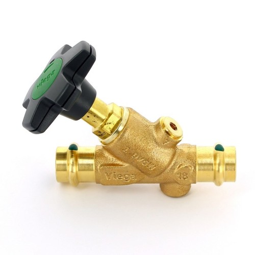 Клапан запорный бронзовый пресс 1,6 МПа Viega 25 мм в Новосибирске