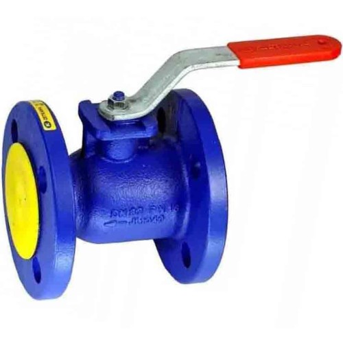 Кран шаровый чугунный фланцевый Ду-80 Ру-16 L=180мм полнопроходной Zetkama 565A в Новосибирске