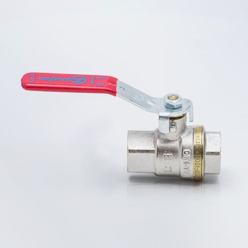 Кран запорный латунный стандартнопроходной с ручкой-бабочкой ВР (ВН) Ру 25 RTP (РосТурПласт) 20 мм 3/4" в Новосибирске