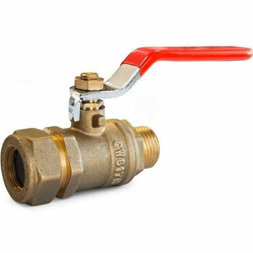 Кран запорный латунный стандартнопроходной с ручкой-рычагом ВР-НР Ру 16 ПРАКТИК 121 ГАЛЛОП 20 мм 3/4" в Новосибирске