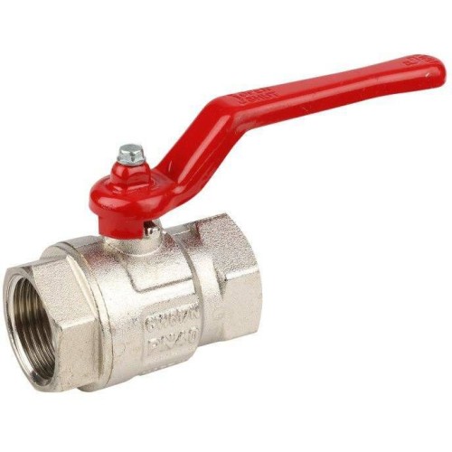 Кран запорный латунный полнопроходной с ручкой-рычагом ВР (ВН) Ру 40 BV.511 MVI 15 мм 1/2" в Новосибирске