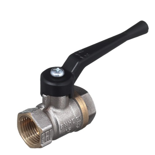 Кран запорный латунный стандартнопроходной с ручкой-бабочкой ВР-накидная гайка Ру 40 Pride LD 15 мм 1/2" в Новосибирске