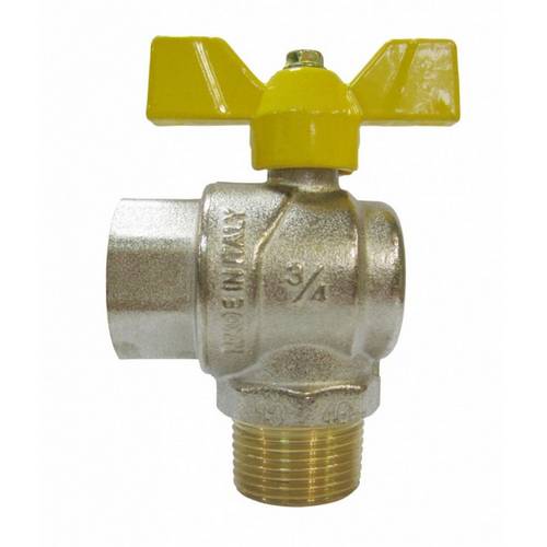 Кран запорный латунный полнопроходной с ручкой-бабочкой ВР-НР Ру 5 R780 Giacomini 15х50 мм 1/2" в Новосибирске