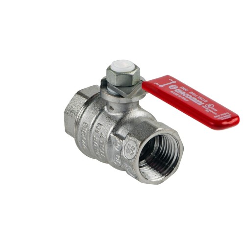 Кран запорный латунный стандартнопроходной с ручкой-рычагом ВР (ВН) Ру 42 R250D Giacomini 10х45 мм 3/8" в Новосибирске