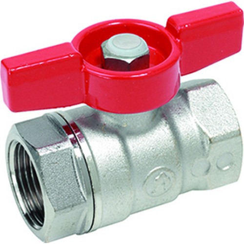 Кран запорный латунный полнопроходной с ручкой-бабочкой ВР (ВН) Ру 16 Крепыш 330 ГАЛЛОП 15 мм 1/2" в Новосибирске