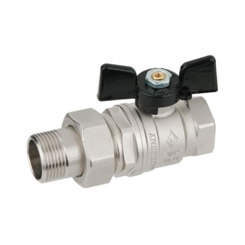 Кран запорный латунный полнопроходной с ручкой-бабочкой ВР (ВН) Ру 40 Pride LD 15 мм 1/2" в Новосибирске