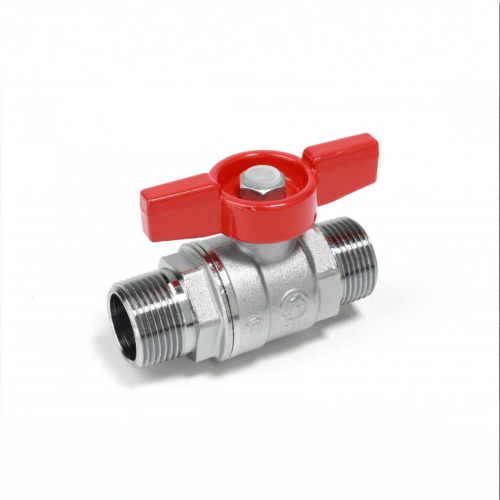 Кран запорный латунный полнопроходной с ручкой-бабочкой НР Ру 42 R913 Giacomini 15х73 мм 1/2" в Новосибирске