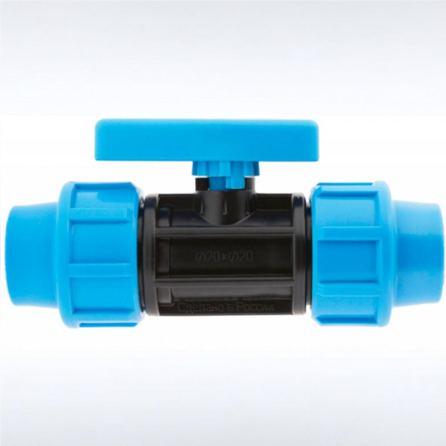 Компрессионный кран ПНД Дн 25-25 Ру-16 Джилекс в Новосибирске