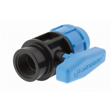 Компрессионный кран ПНД Дн 32-1" Ру-12,5 ВР (ВН) Джилекс