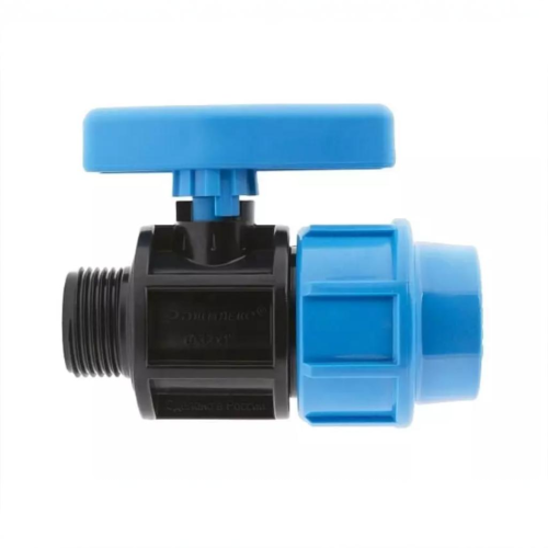 Компрессионный кран ПНД Дн 20-1/2" Ру-16 НР (НАР) Джилекс в Новосибирске